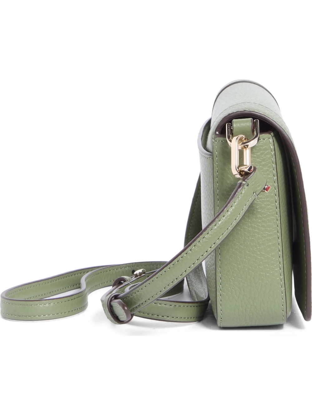 kate spade Olive Green Pebbled Leather Crossbody - Picture 5 of 5